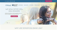 Desktop Screenshot of donoreggbankusa.com